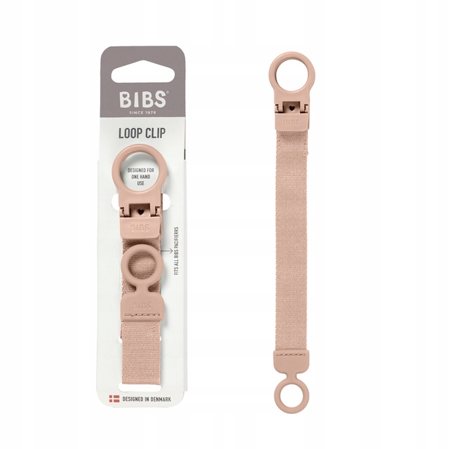 Bibs smočelio žiedas su klipsu nuo 0m+