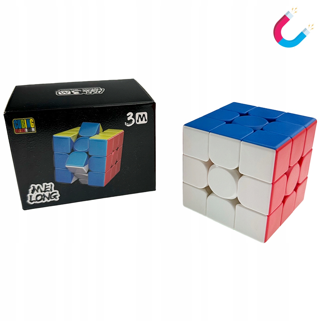 ORIGINALUS REGULIUOJAMAS MAGNETINIS KUBAS 3x3 GREITAS KUBAS 3x3x3 + NEMOKAMAI