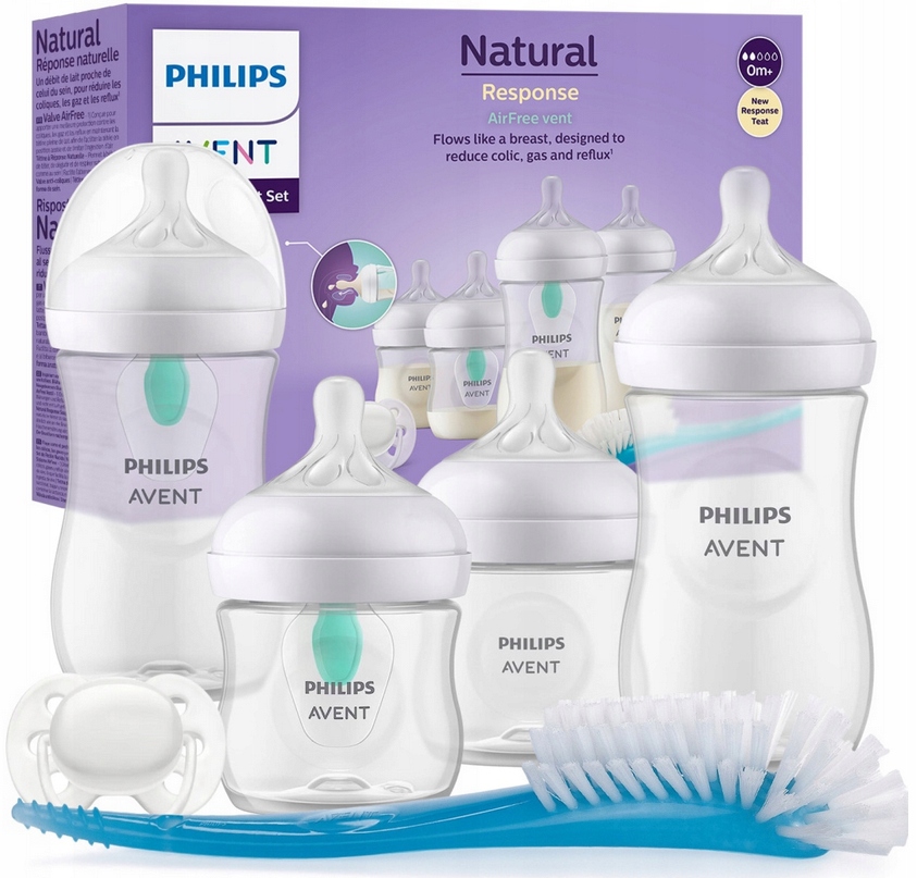 „PHILIPS AVENT“ NATŪRALO REAKCIJOS RINKINYS IŠ 4 BUTELIŲ 0+