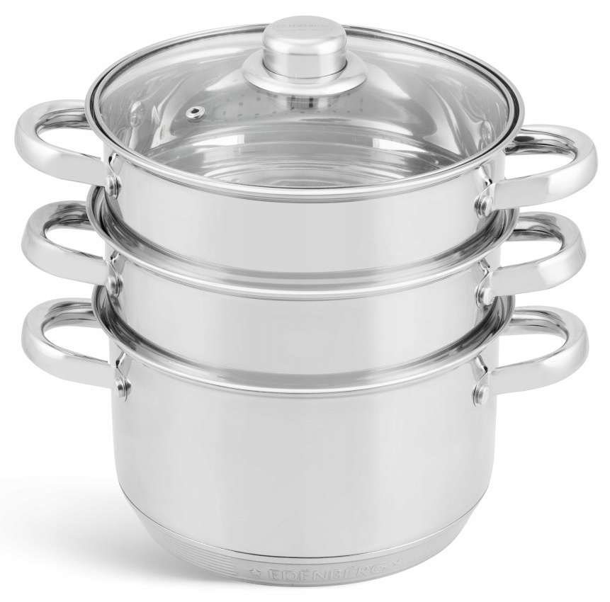 GARINIMO PUODAS Garų puodas 4 vnt 5L 24cm INDUKCINĖS Dujos 9244