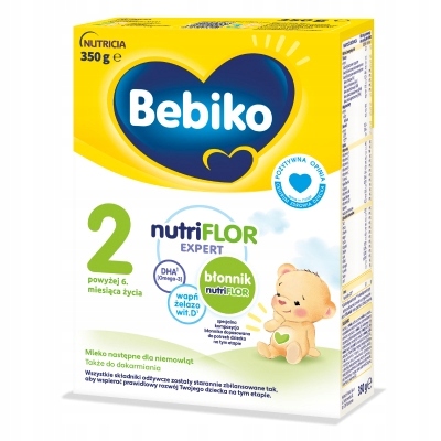 Bebiko 2 Pienas kūdikiams nuo 6 mėnesių amžiaus 350 g