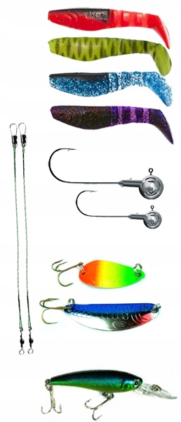 ŽVEJYBĖS DĖŽĖS dėžė + 65 priedų rinkinys FEEDER FLOAT SPIPNNING