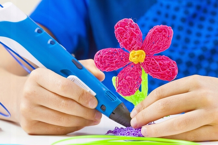 3D PEN 3D spausdintuvo rašiklis + 110m PLA pildymas XXL RINKINYS 3 SPALVŲ DOVANA