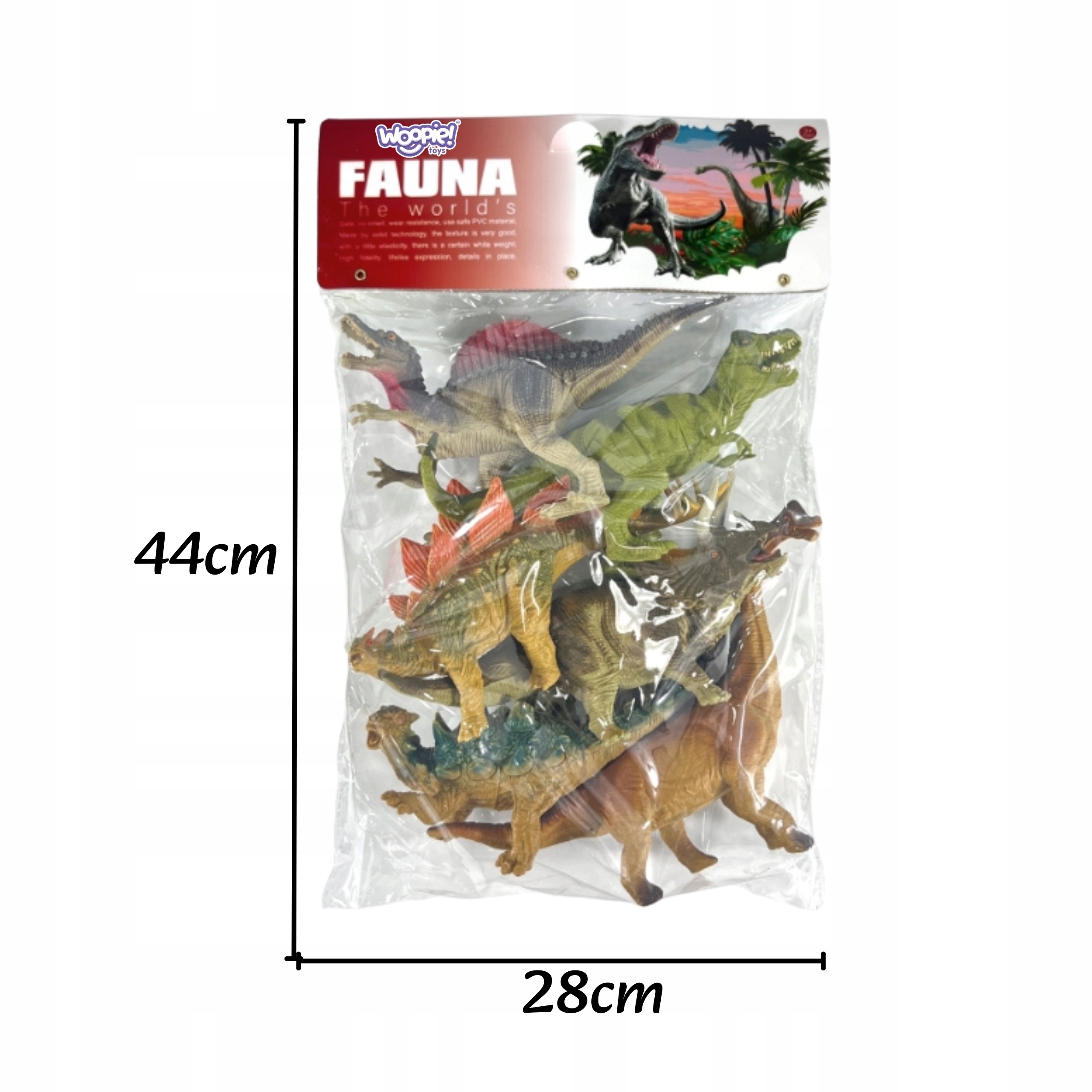 WOOPIE dinozaurų figūrėlių rinkinys 6 dalių T-Rex
