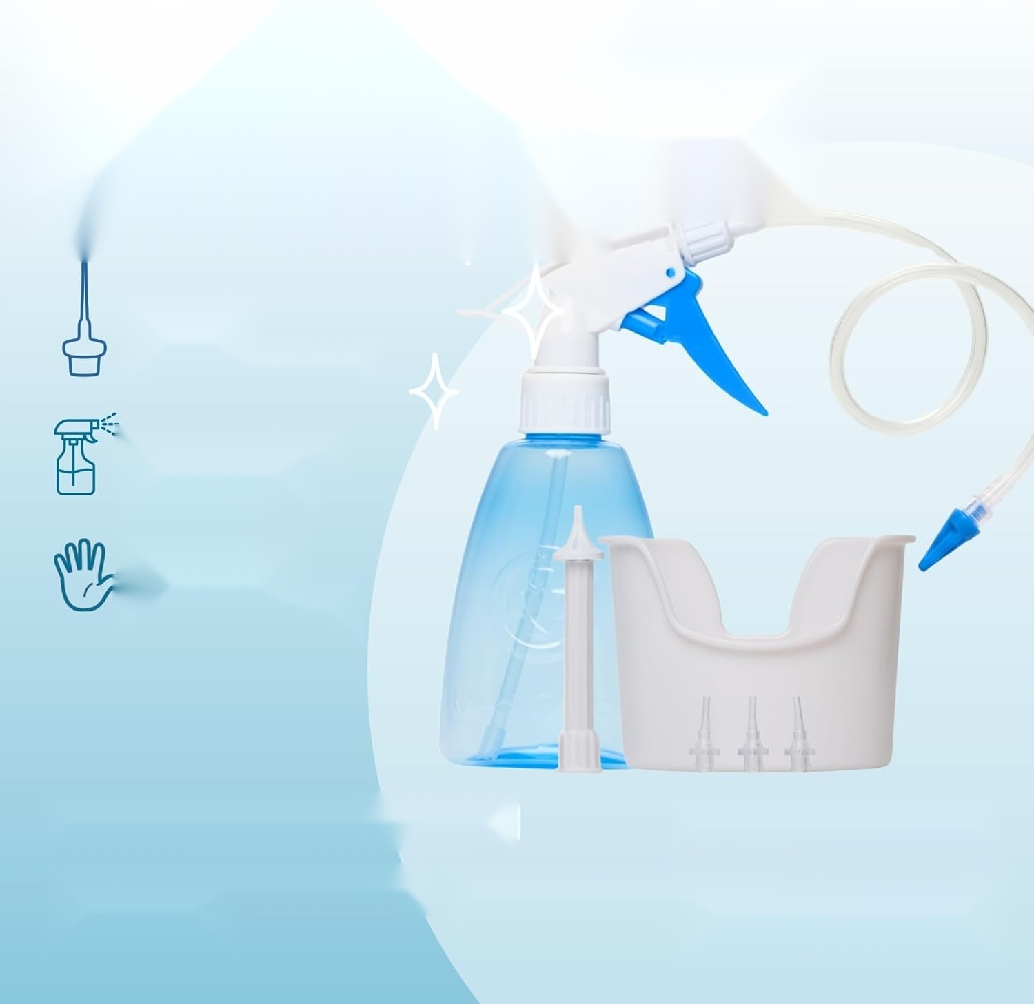Skirtas 300 ml ausų valymo irrigator ausų vaško šalinimo higienai
