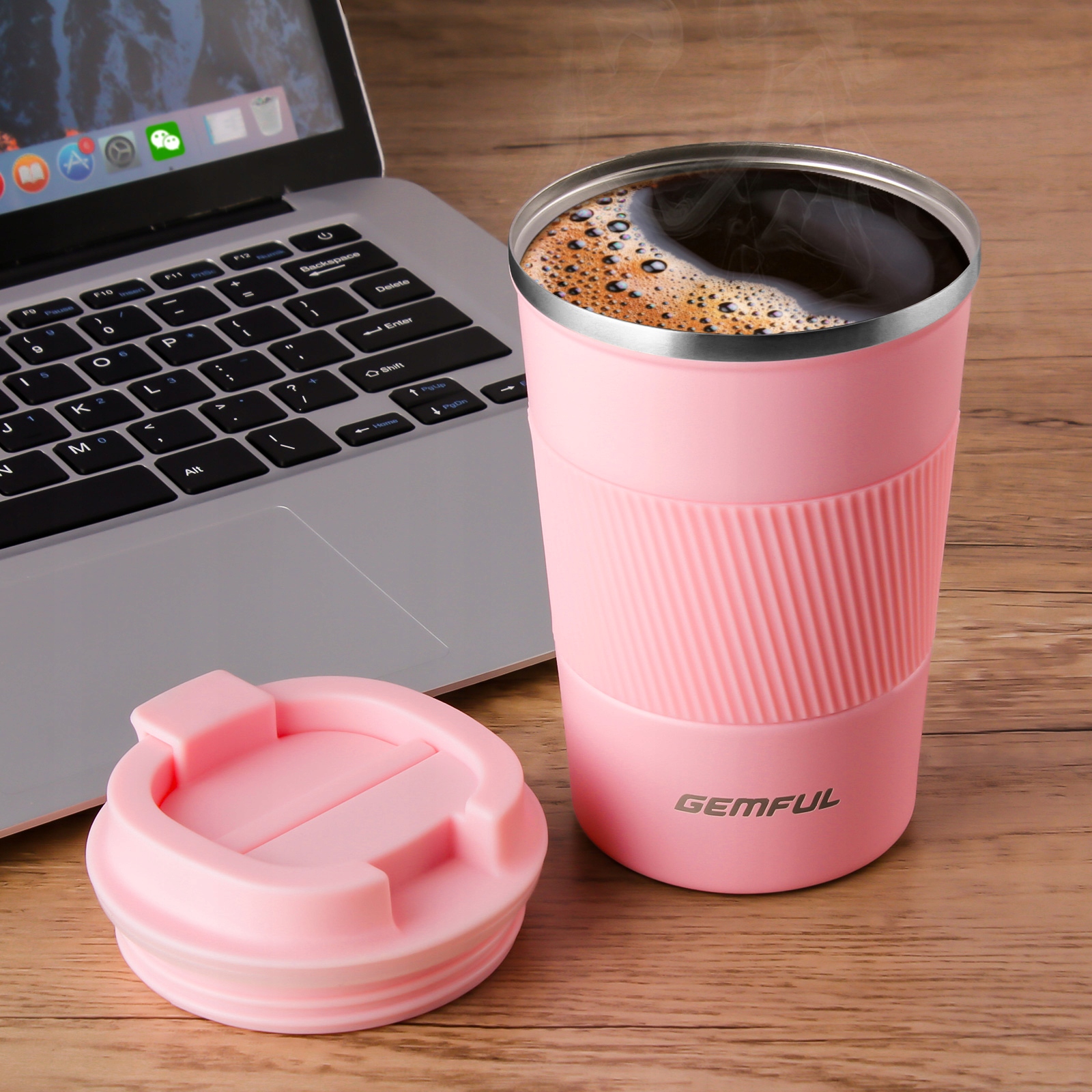 12oz Tumbler to go kavos puodelis Neperšlampamas vyrams ir moterims