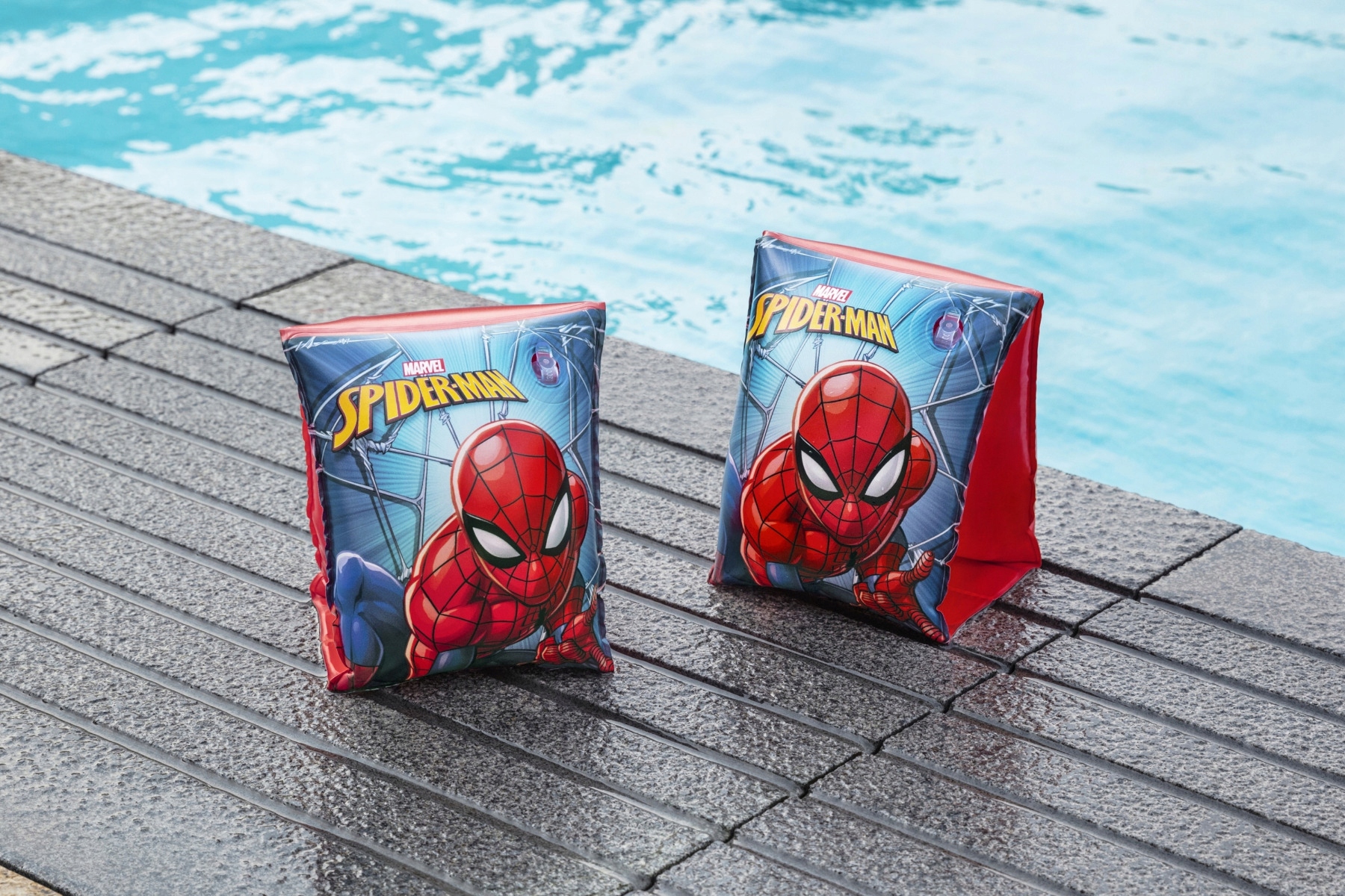 PLAUKIMO RANKOVĖS VAIKAMS PLAUKIAMS SPIDERMAN BESTWAY PLAUKIMO RANKOVĖS