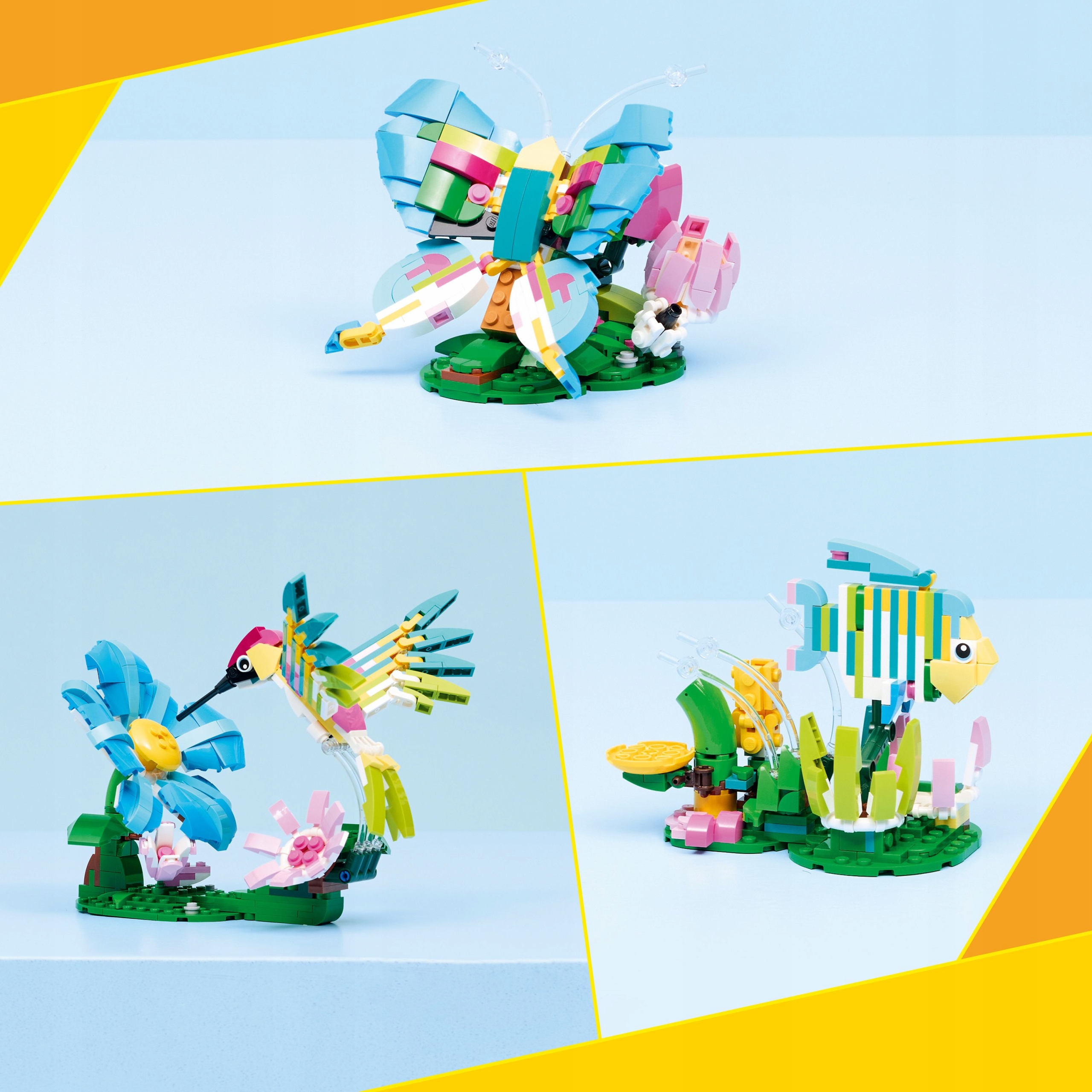 LEGO Creator 3 viename laukiniai gyvūnai: spalvingas kolibris 31384