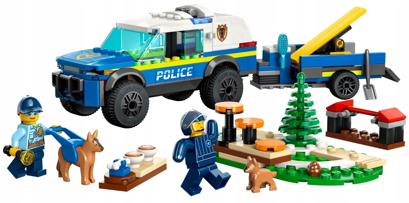 Lego City 60369 policijos šunų treniravimas