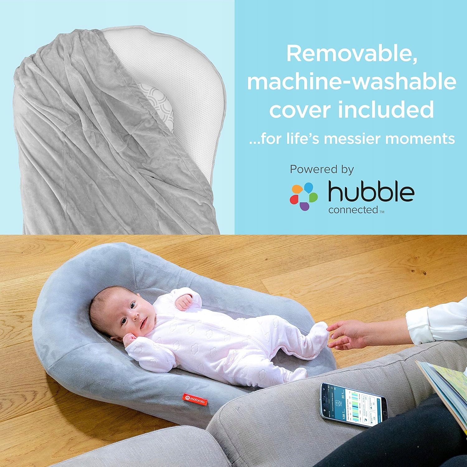 „Motorola Baby Comfort Cloud“ išmanusis miego ir kvėpavimo monitorius