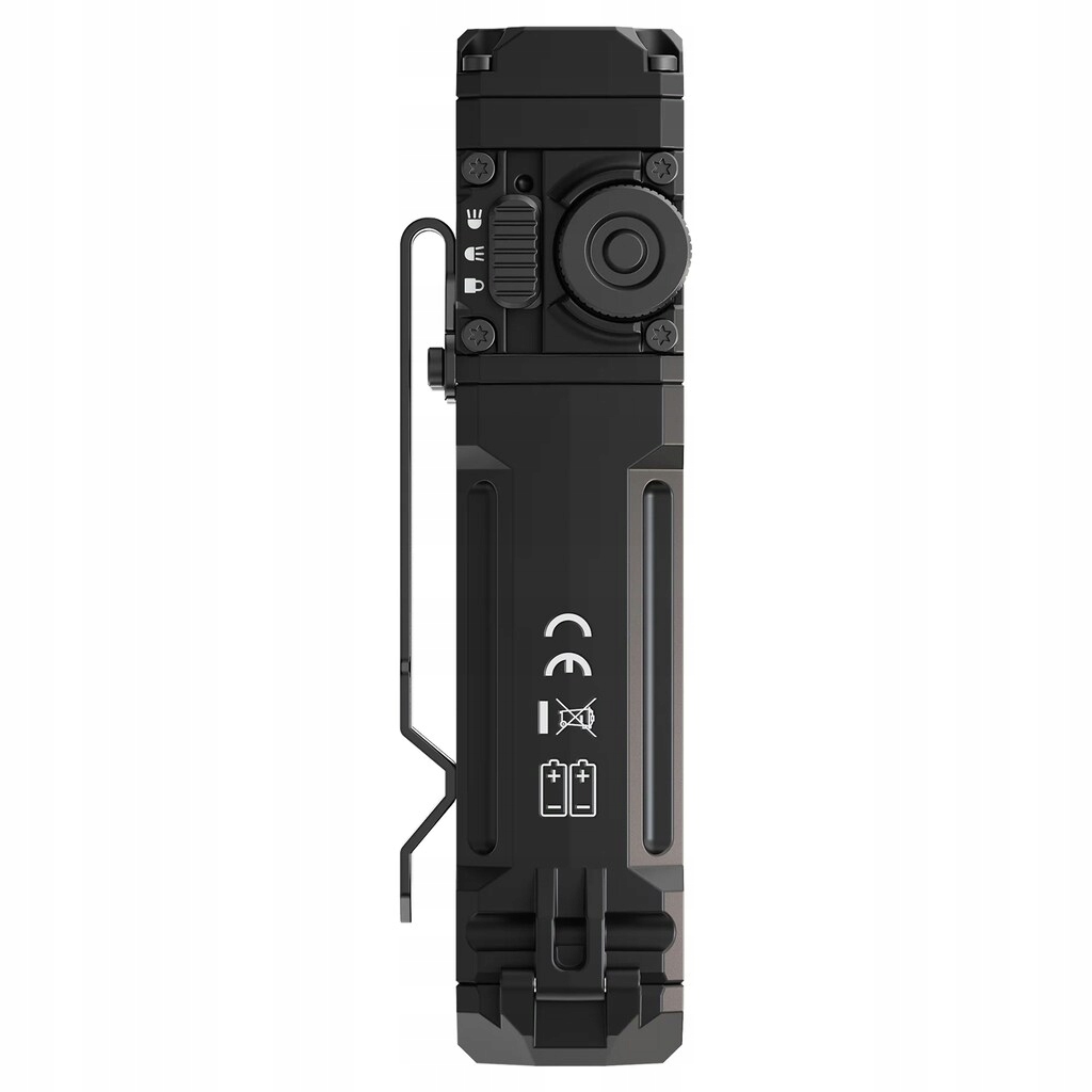 Wuben X2 Pro+ Black kompaktiškas EDC įkraunamas žibintuvėlis – 1500 liumenų