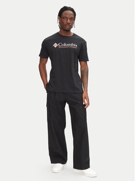 Columbia Vyriški marškinėliai COLUMBIA-1680053001 CSC BASIC LOGOTIKAS TEE-BLACK juoda