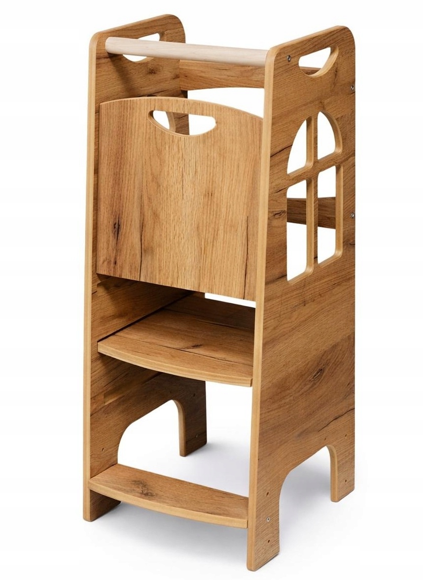 Pomocnik Kuchenny Montessori regulowany Kitchen Helper Tower Wood Style