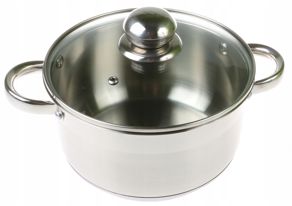 STORDAS Plieninis PUODAS 9x DUGNIS su DANGIU 3,5L 20cm INDUKCINĖS dujos 9305