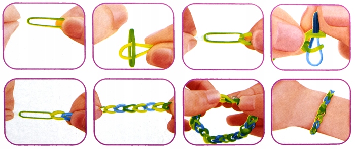 RAINBOW LOOM BANDS, stebuklingos guminės juostos karoliukų pynimui MEGA SET 5057