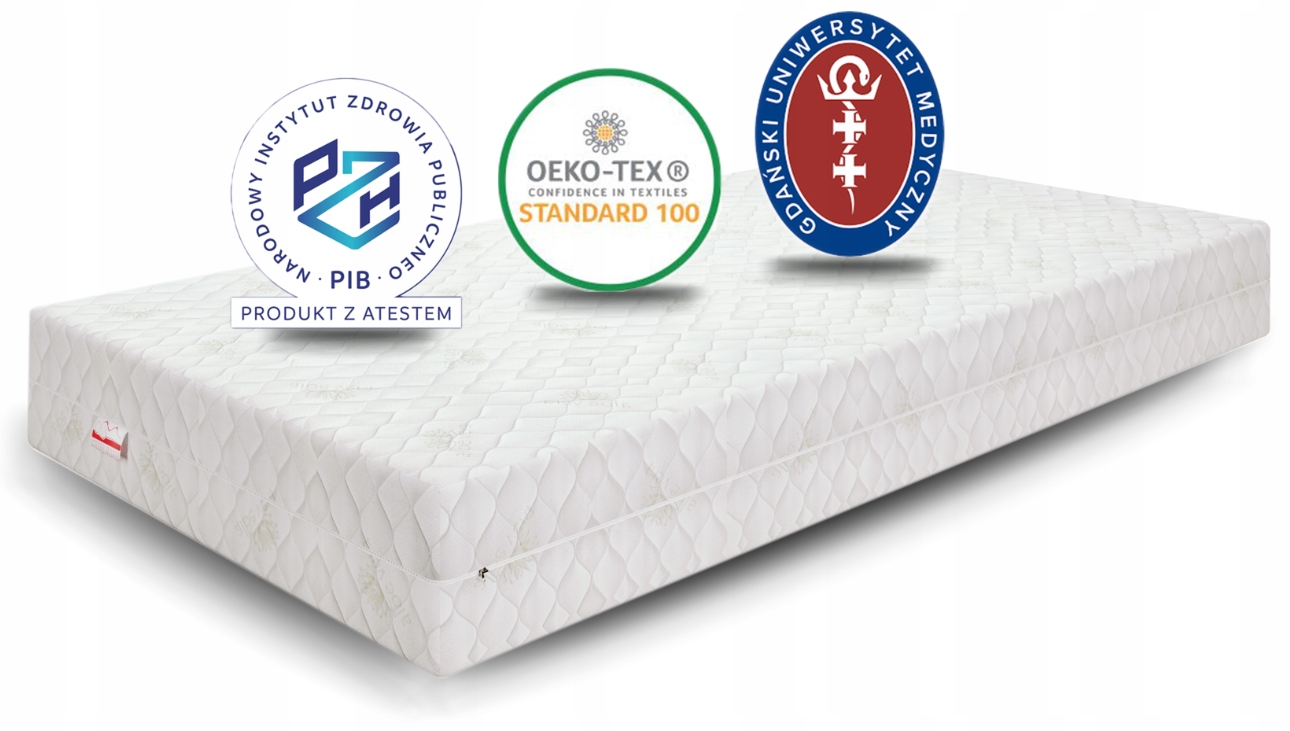 Čiužinys 160x200 GET SLEEP su kokoso spyruokle Yellow Night Comfort+ h3/h4
