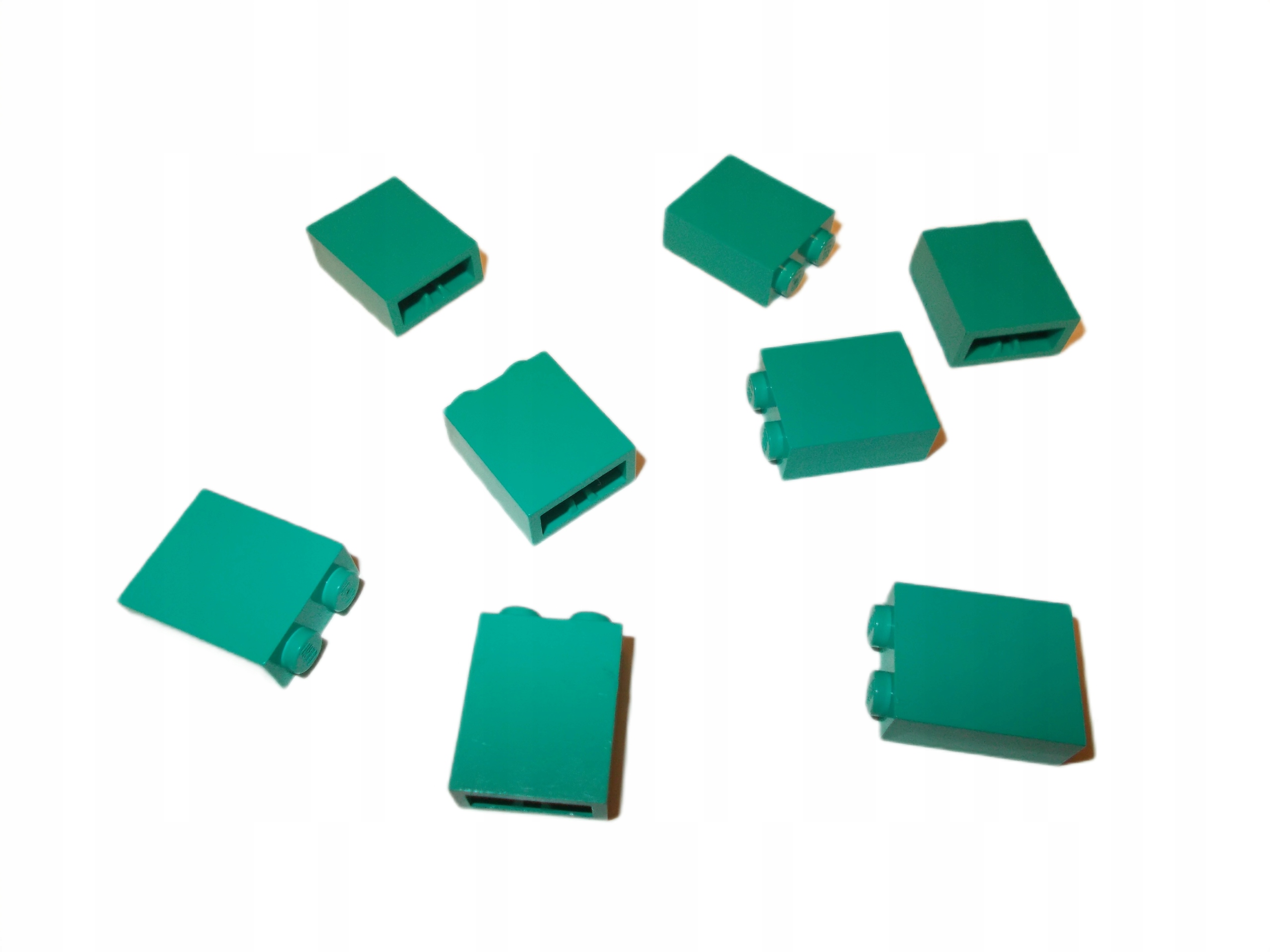 LEGO elementai stulpeliai 1x2x2 turkis
