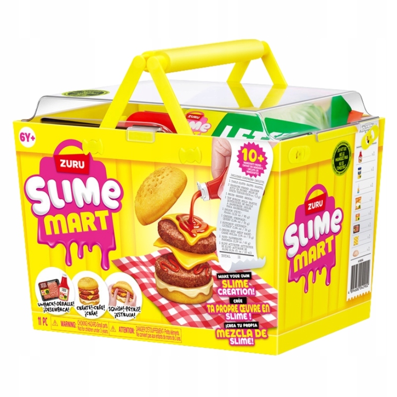 ZURU slime mart S1 burger masa plastyczna DIY