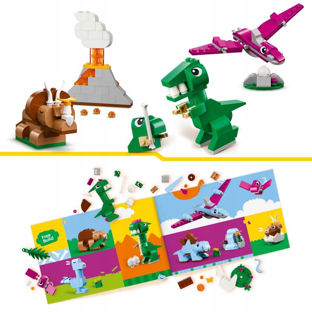 LEGO 11041 CLASSIC kūrybingi dinozaurai