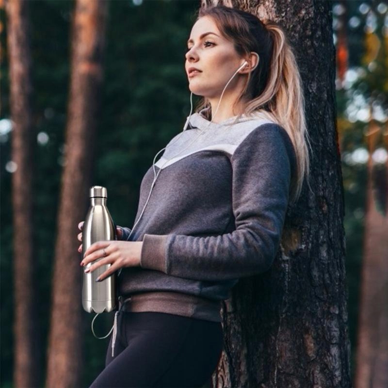 TERMINIS BUTELAS TERMINIS BUTELAS VANDENIUI KAVAI NERŪDijančio plieno termosas 500ml