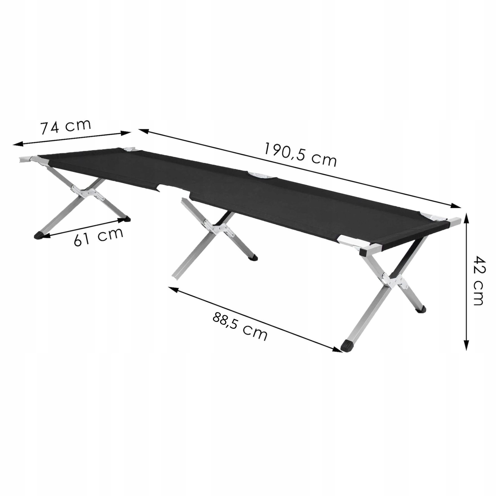 Sulankstomas turistinis lagaminas 190x74 cm