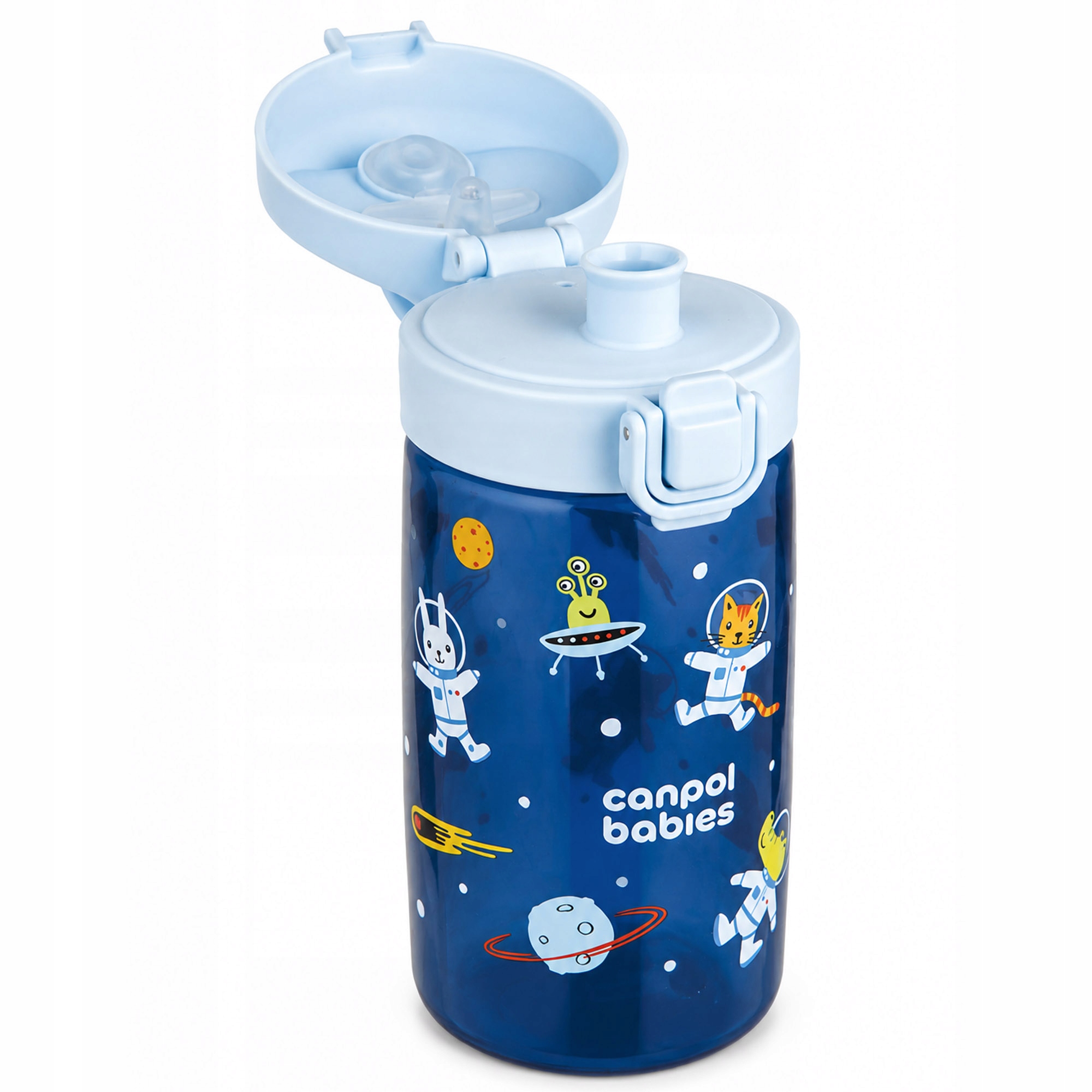 Canpol babies Junior butelis 400 ml, mėlynas
