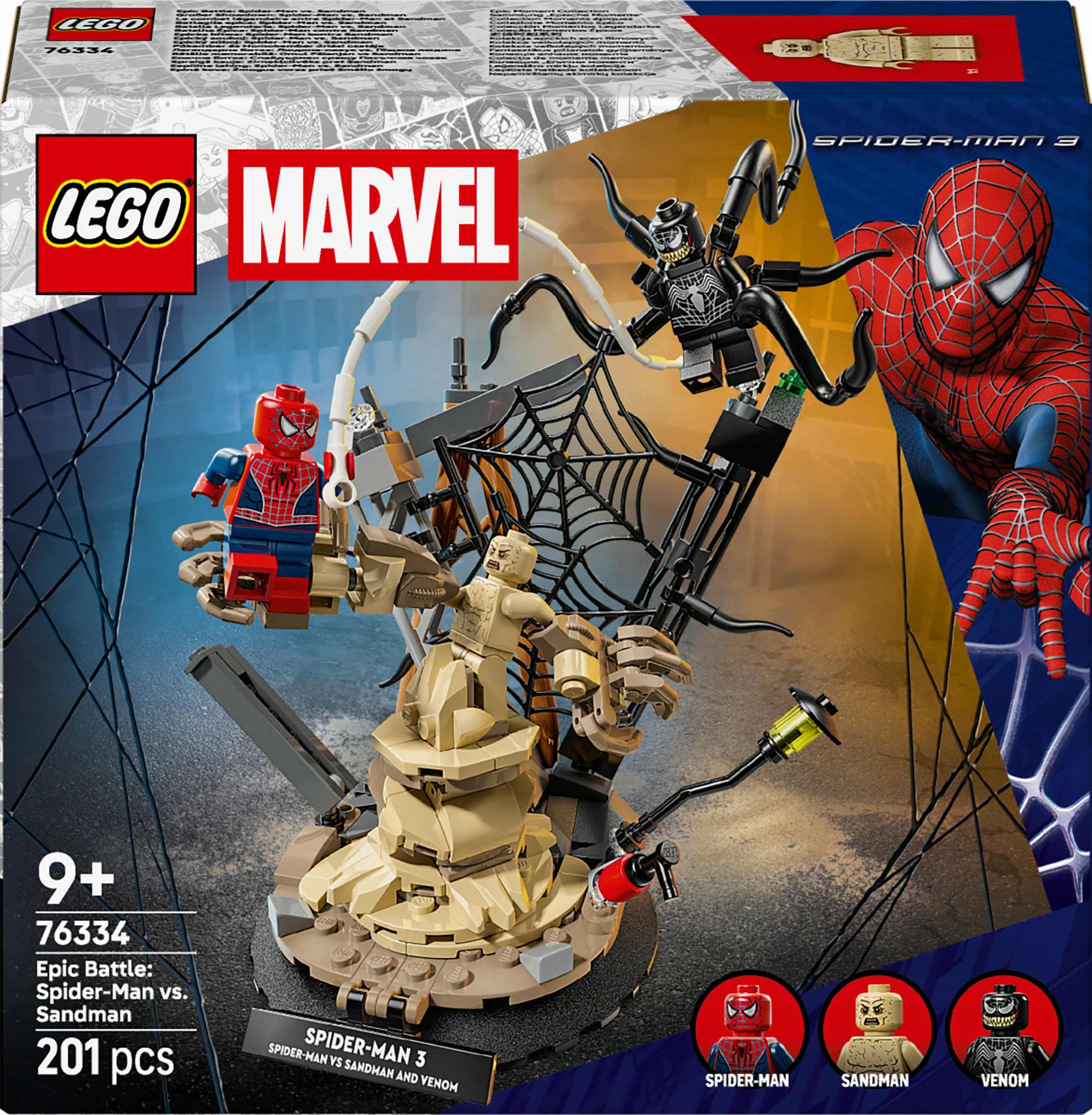 LEGO Marvel 76334 Spider-Mano ir Sandmano žygis