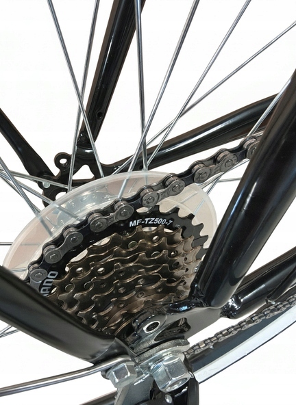 VYRIŠKAS 28 colių žygio dviratis Dallas Bike SHIMANO 7 SPEED 21 col.