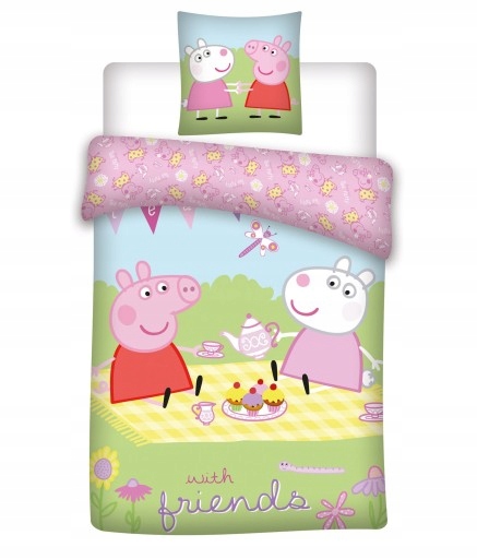 Aymax pościel Świnka Peppa bawełna 100x135cm