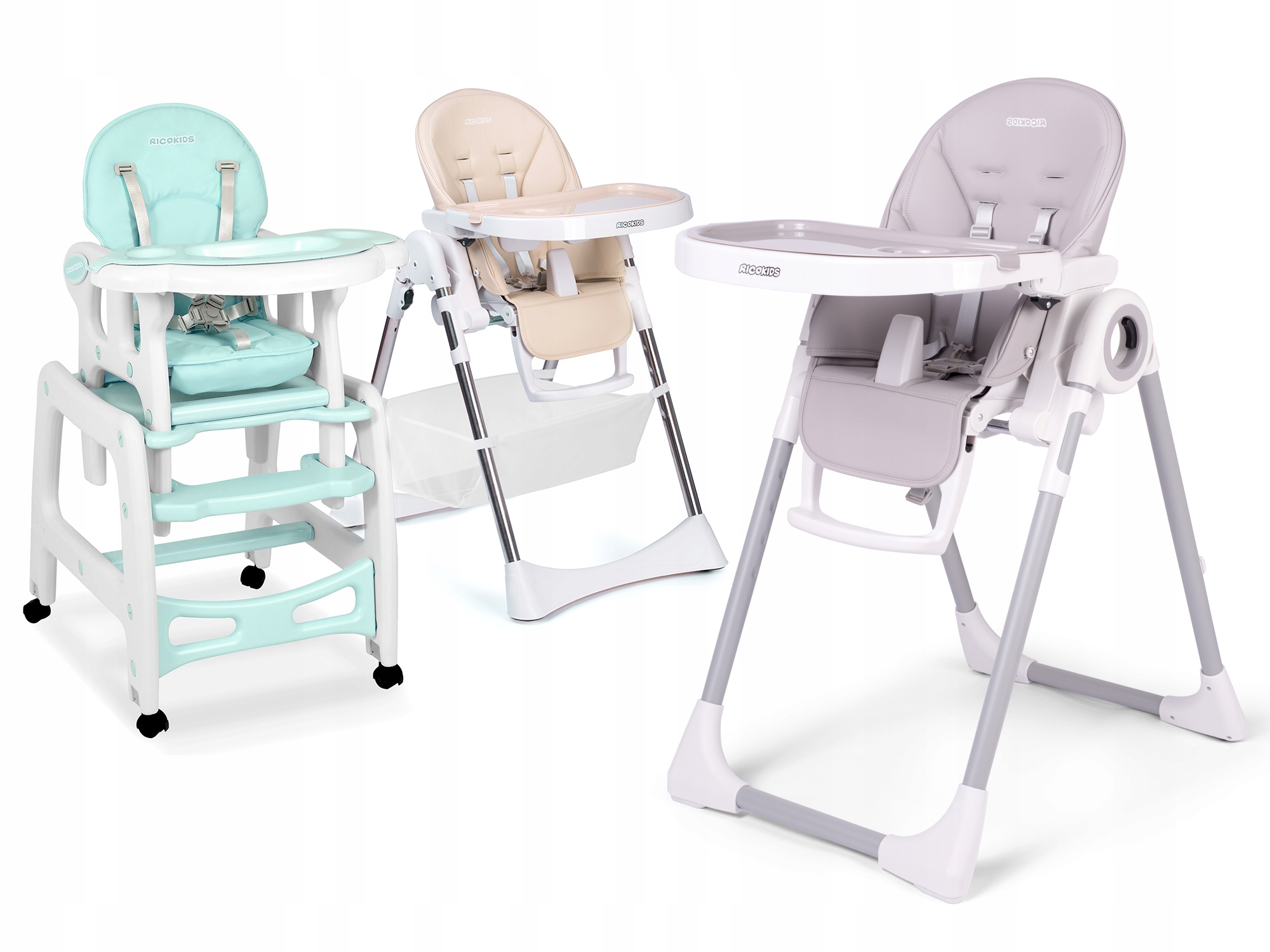 RicoKids Sinco maitinimo kėdutė su šliniaku