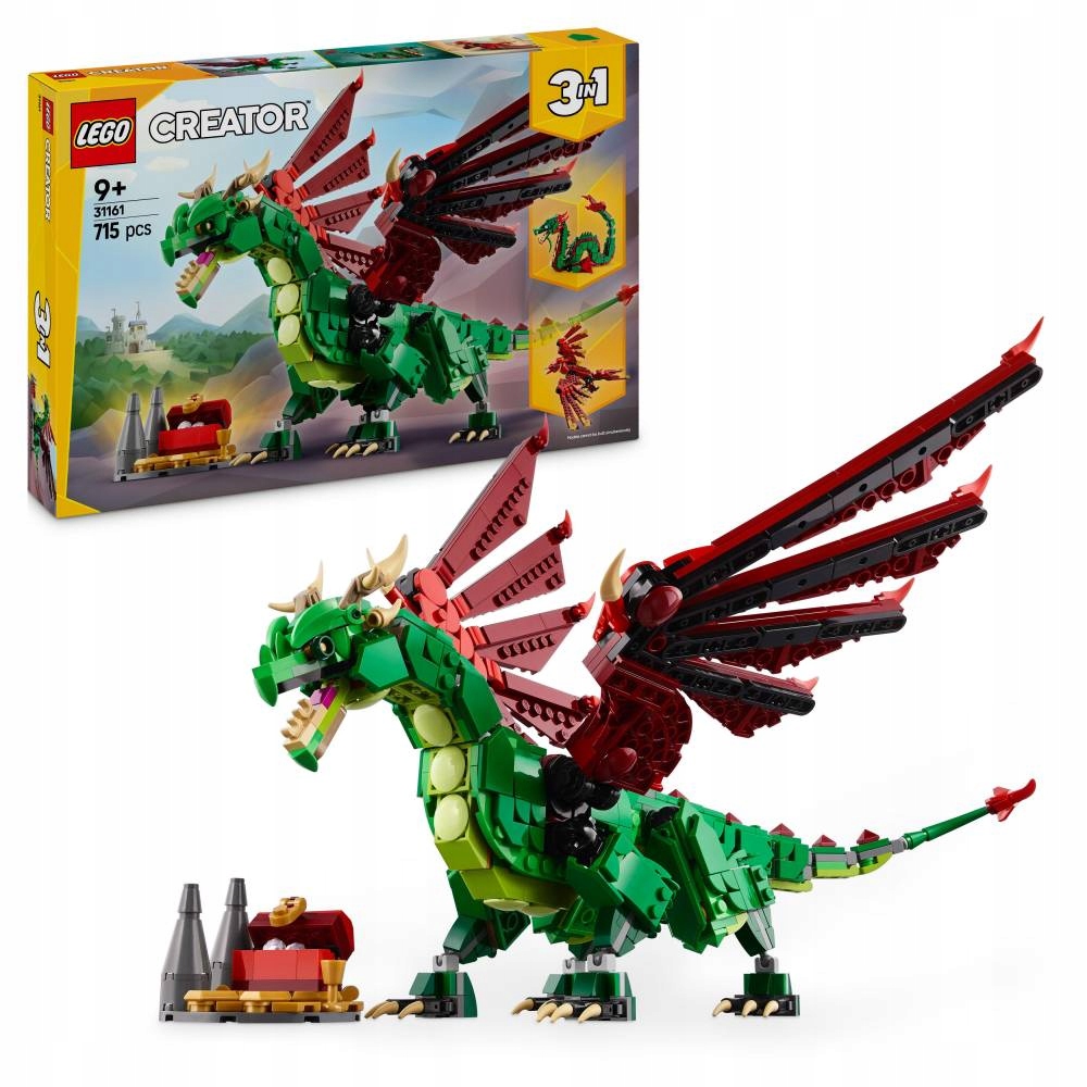 LEGO Creator viduramžių drakono komplektas 31161