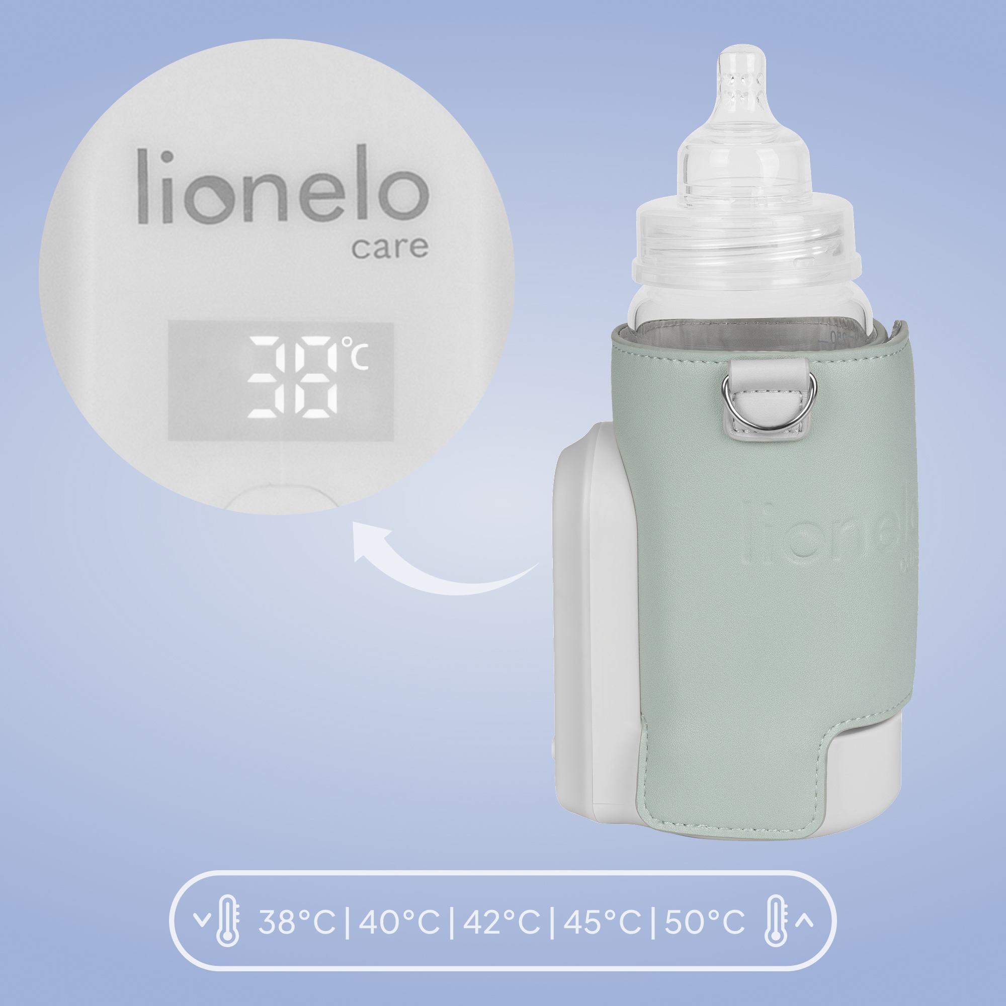 Lionelo Thermup Go EVO nešiojamas pieno šildytuvas