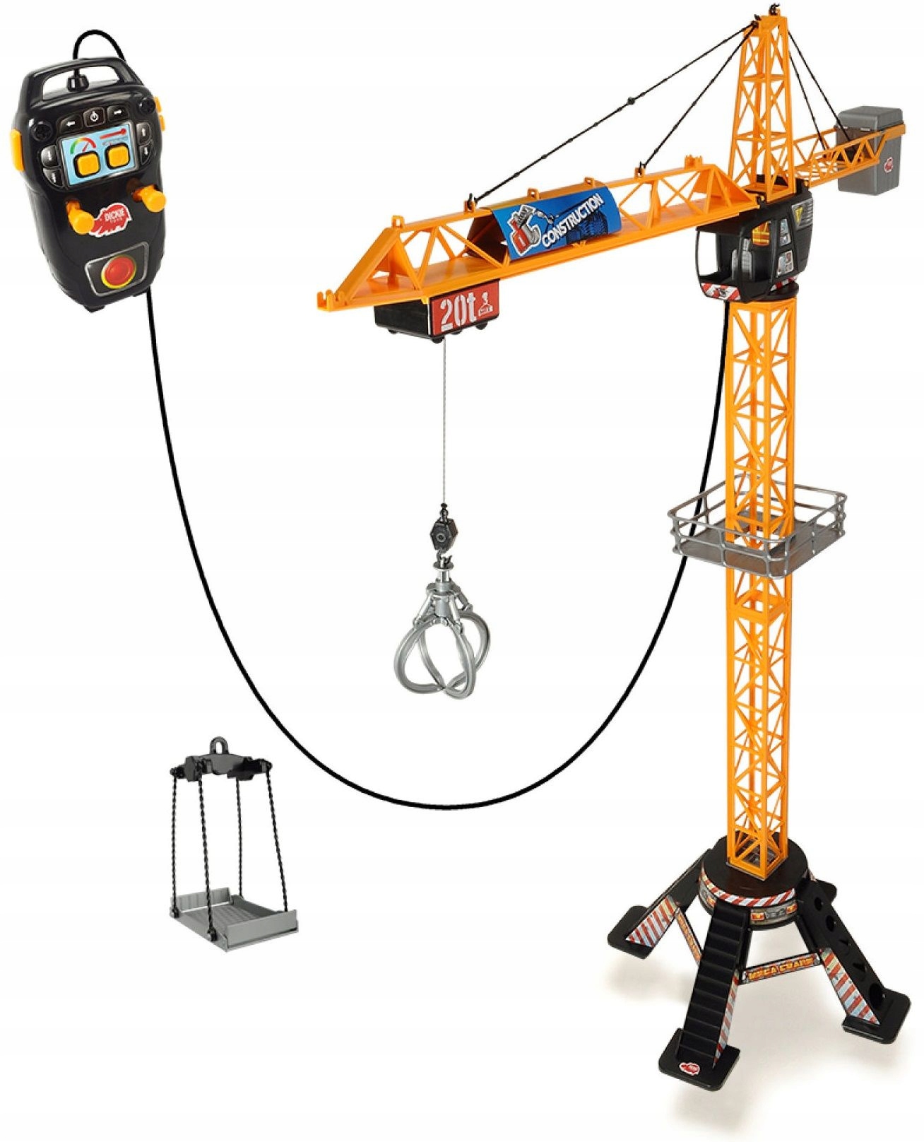 MEGA KRANAS KRANAS SU GARSU NUOTOLINIO PULTO VALDYMU 120 CM + NUOTOLINIO VALDYMAS