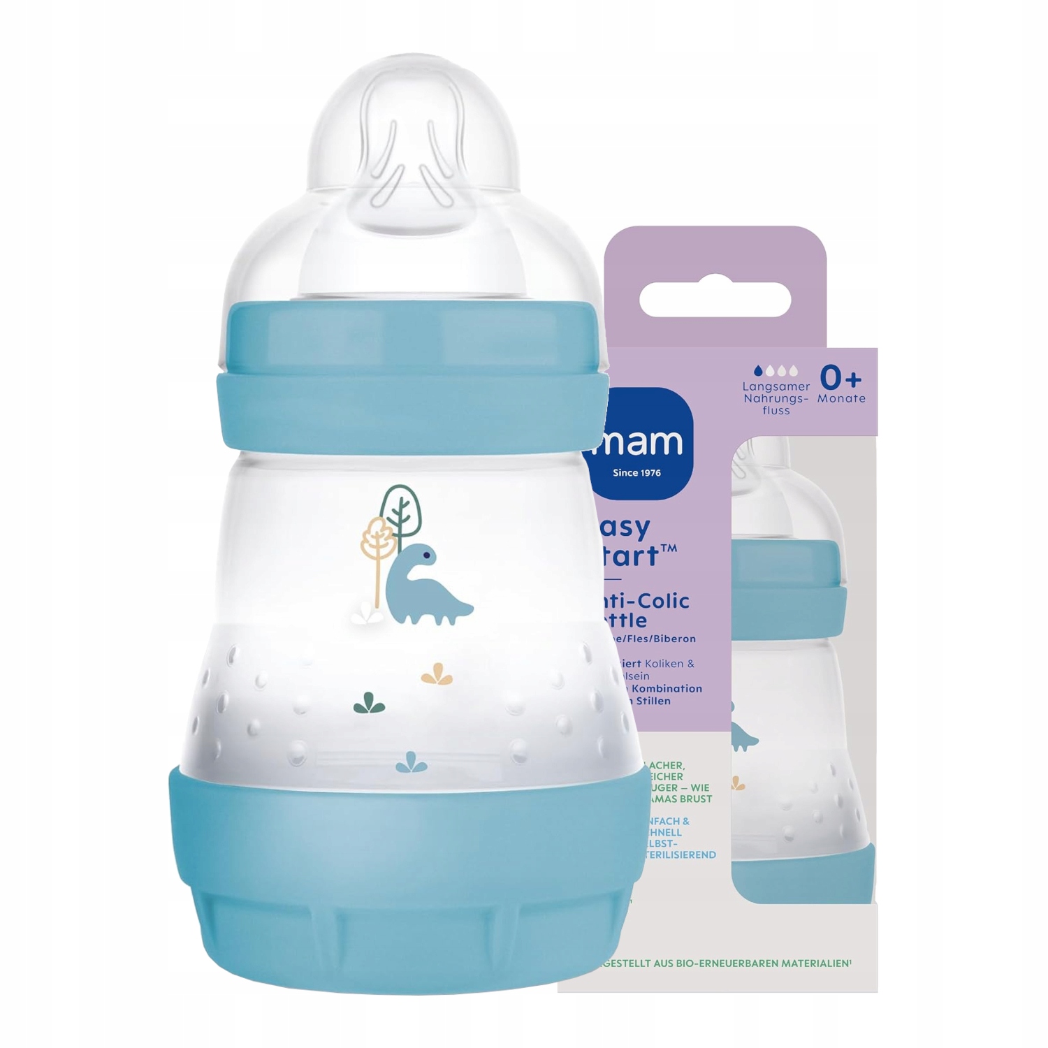 Mam anti colic butelka 160 ml nuo 0+ su laisvu srautu