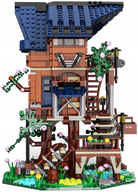 CADA C66004W Four Seasons Tree House statybiniai blokeliai 1155 vnt. LED