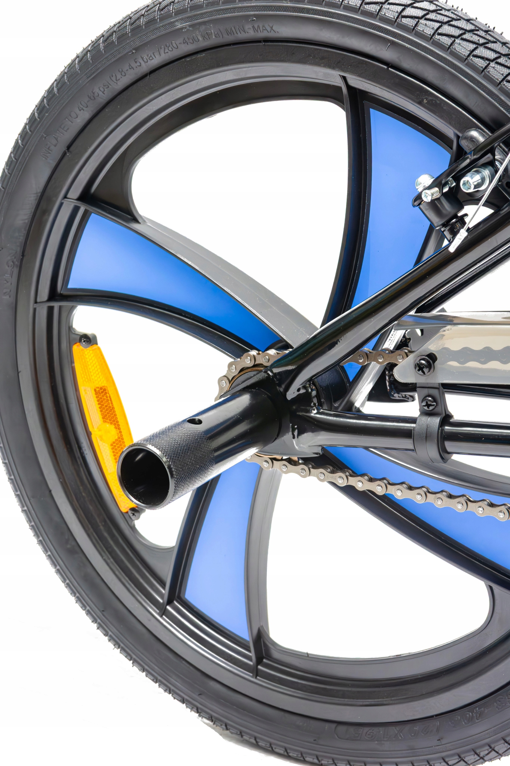 Vyriški ir moteriški dviračių BMX ratai, 20 colių pasukami vairo rotoriaus 360 kaiščiai ratlankiai