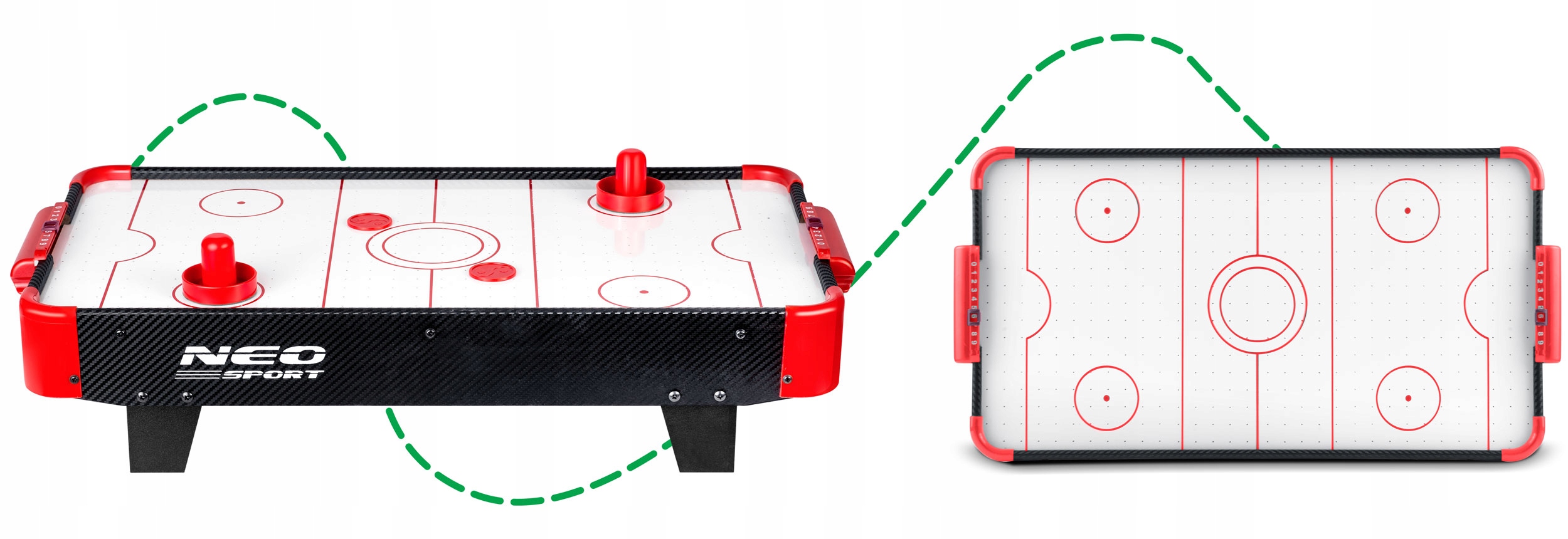 AIR HOCKEY ORO HOKEJUS STALAS VAIKAMS NEO-SPORT ŽAIDIMAS