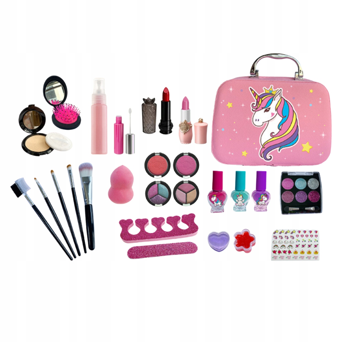BOX COSMETICS NAGŲ MAKIAŽO RINKINYS VIENRAGIS VAIKAMS DOVANA