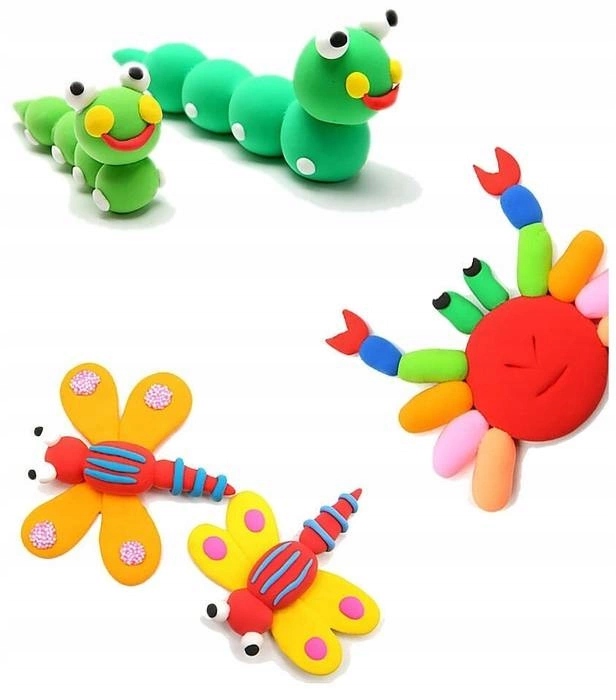 Toys spalvinga polimerinė plastelina 12 spalvų
