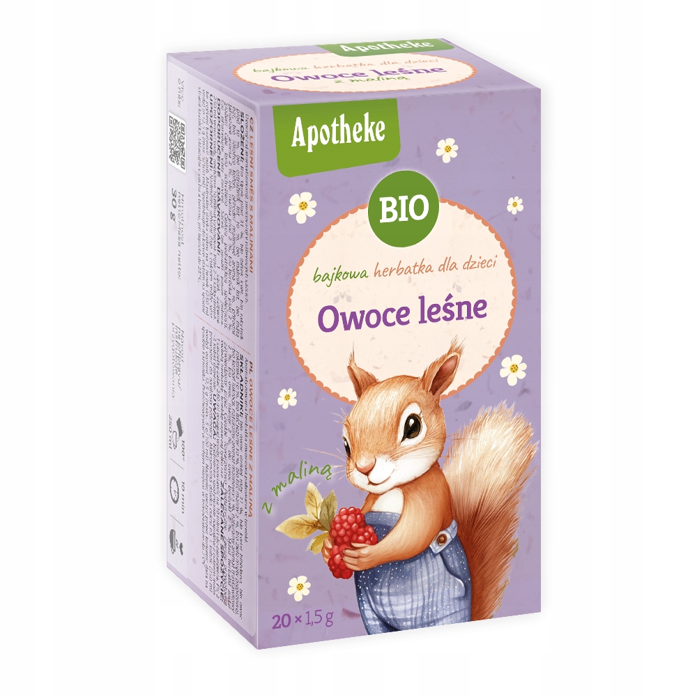 Apotheke arbata vaikams miško uogos maluva bio 20x1.5g