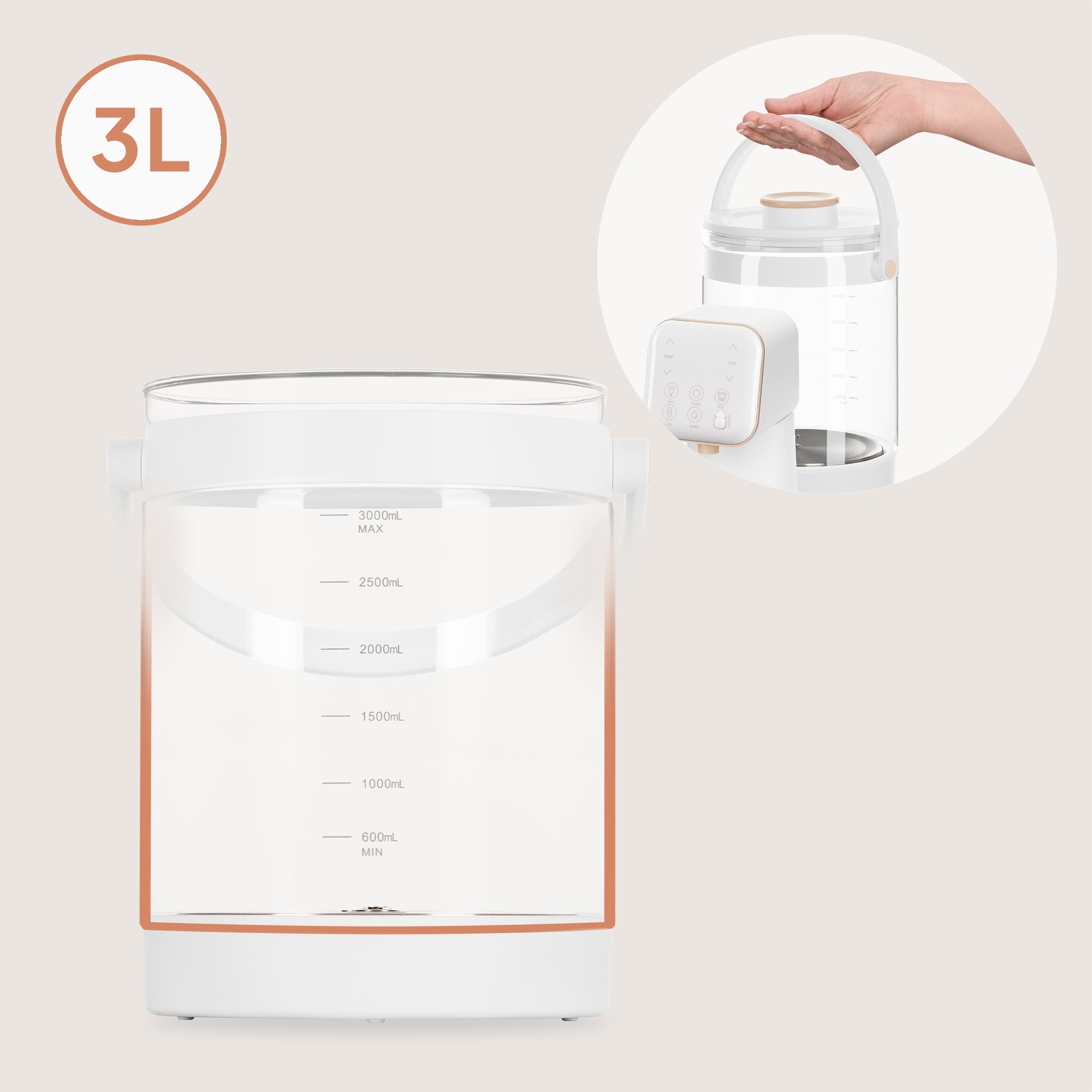 Lionelo Babypresto 2.0 pieno šildytuvas