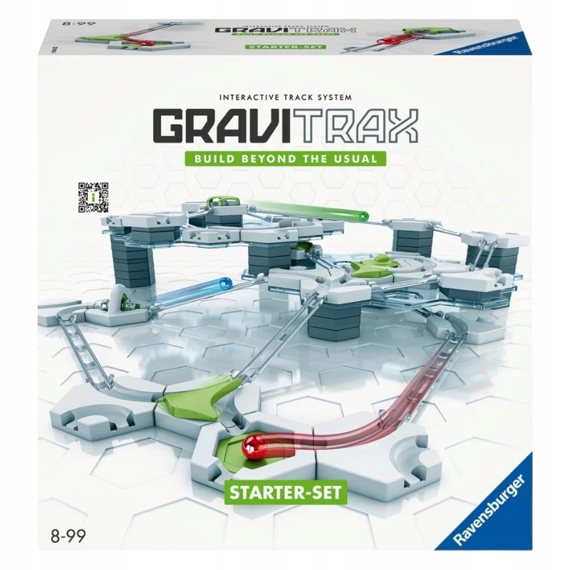 RAVENSBURGER GRAVITRAX STARTER RINKINYS ŽAIDIMŲ KAMUOLIŲ TAKAS DĖLIO PRADĖTIS 8+