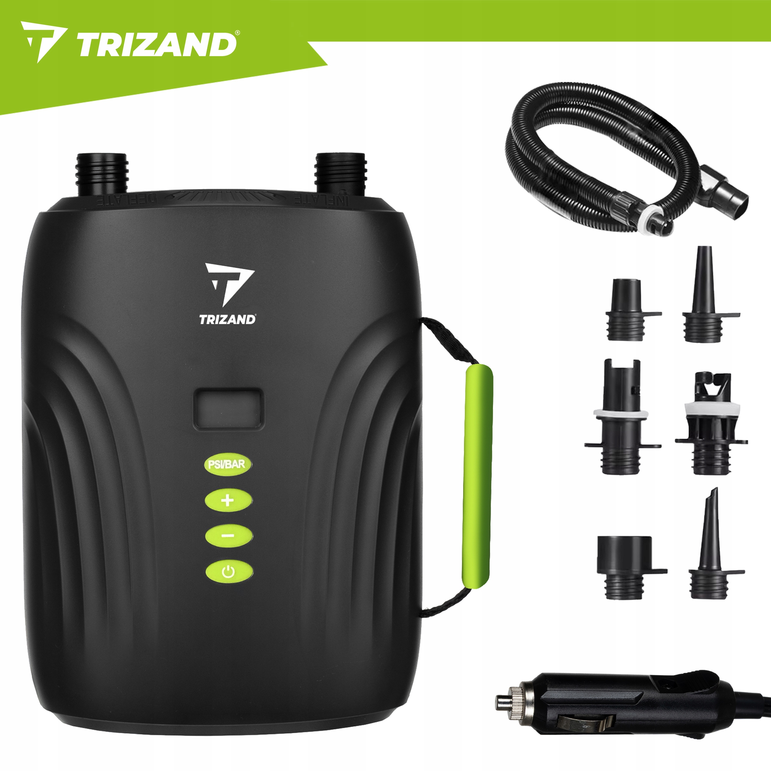 Trizand elektrinė pompa SUP deškai su keičiamais antgaliais