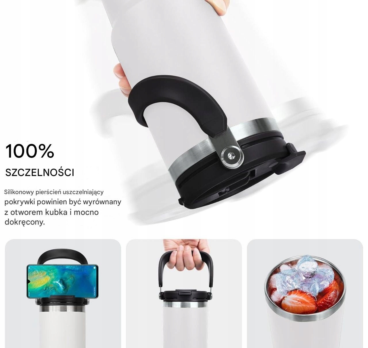 Terminis puodelis automobilyje su sūpresle 900ml