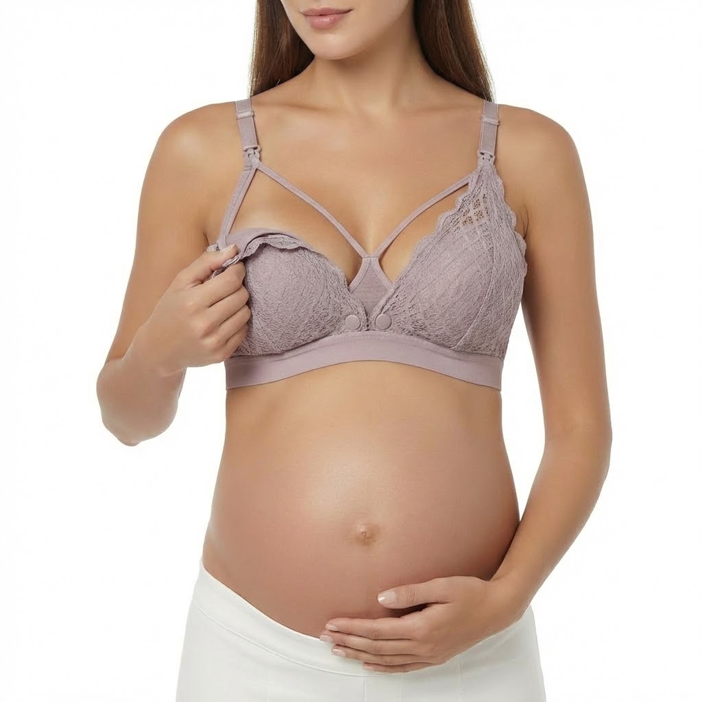 95D BRA, STIFFED PEGNANCY liemenėlė žindymui - KORO LILIA