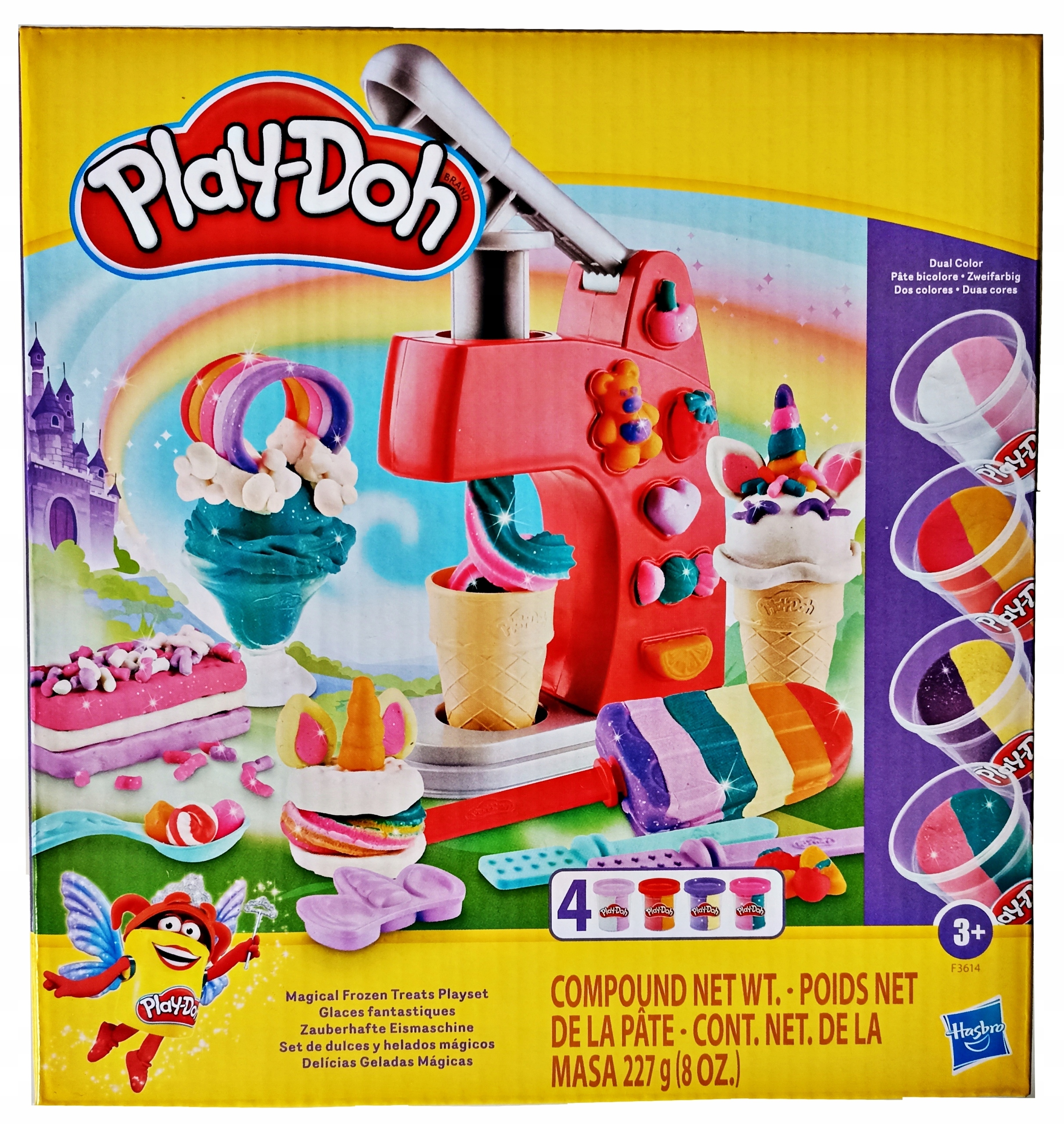 Hasbro Play-Doh stebuklingoji ledų gaminė vienaragis