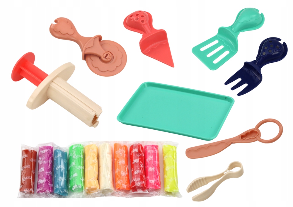 LEAN Toys Plastelina Jednorożec z akcesoriami