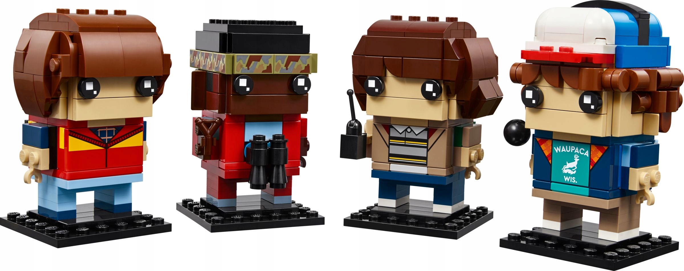 LEGO 40801 BrickHeadz figūrėlės Dustinas Mike'as Vilis Lukasas