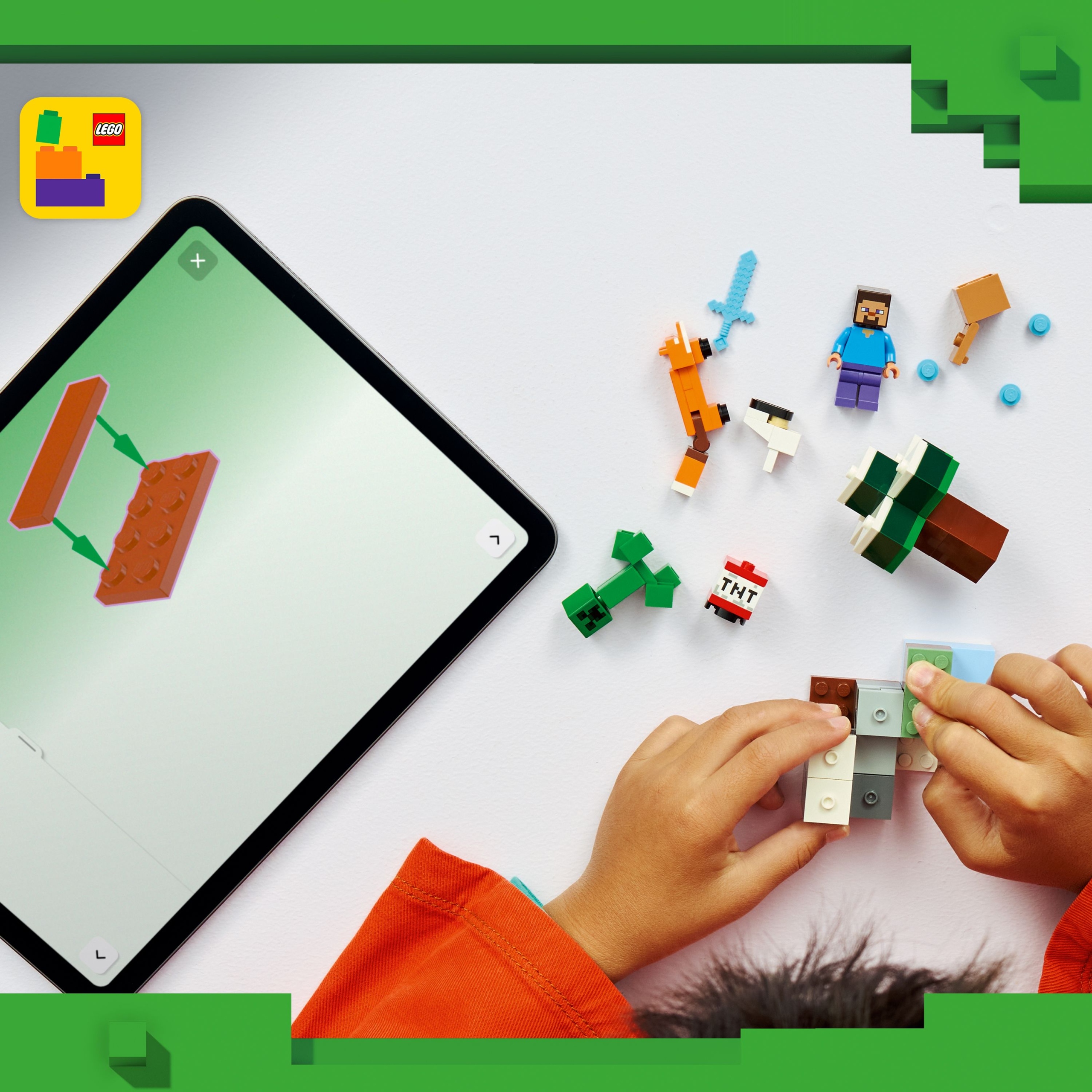 LEGO Minecraft 21583 Stivo nuotykis tajgoje