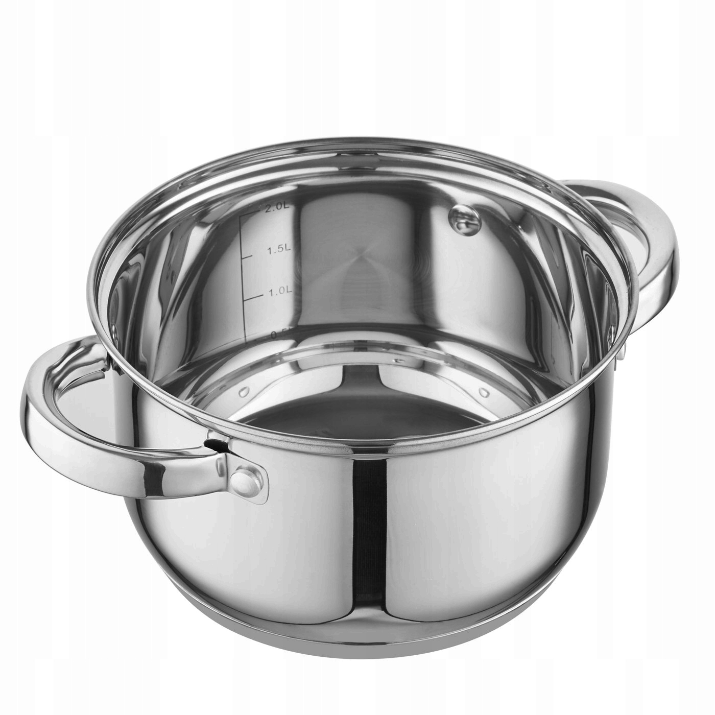 Florina Claude puodas 18 cm 2,6L nerūdijančio plieno su indukciniu dangteliu